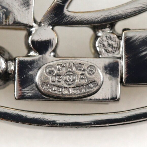CHANEL Black Logo Necklace